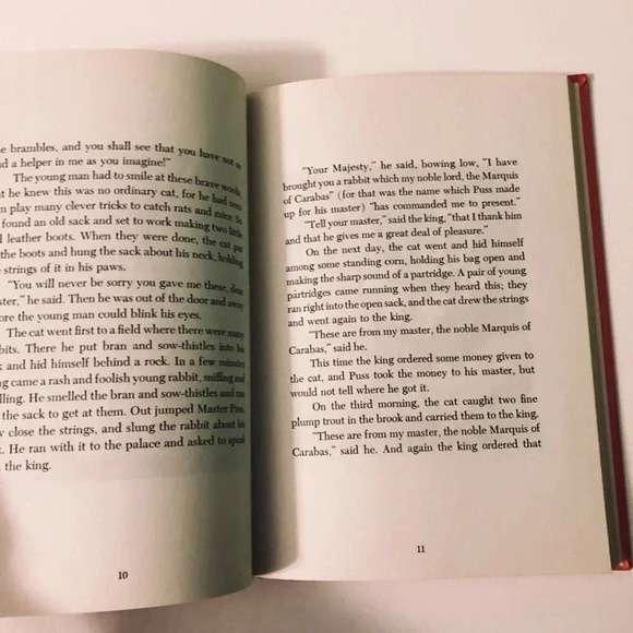 Vtg Double Book Puss in Boots and Other Stories  and The Queen of Hearts - Picture 10 of 16